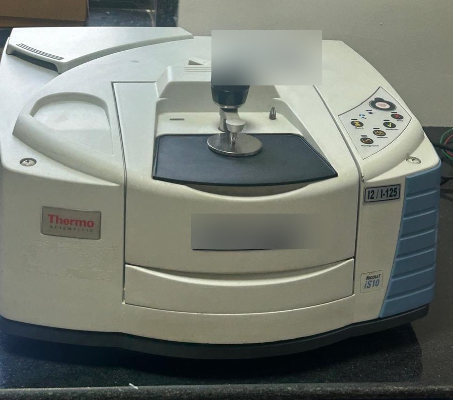 FTIR instrument in our lab